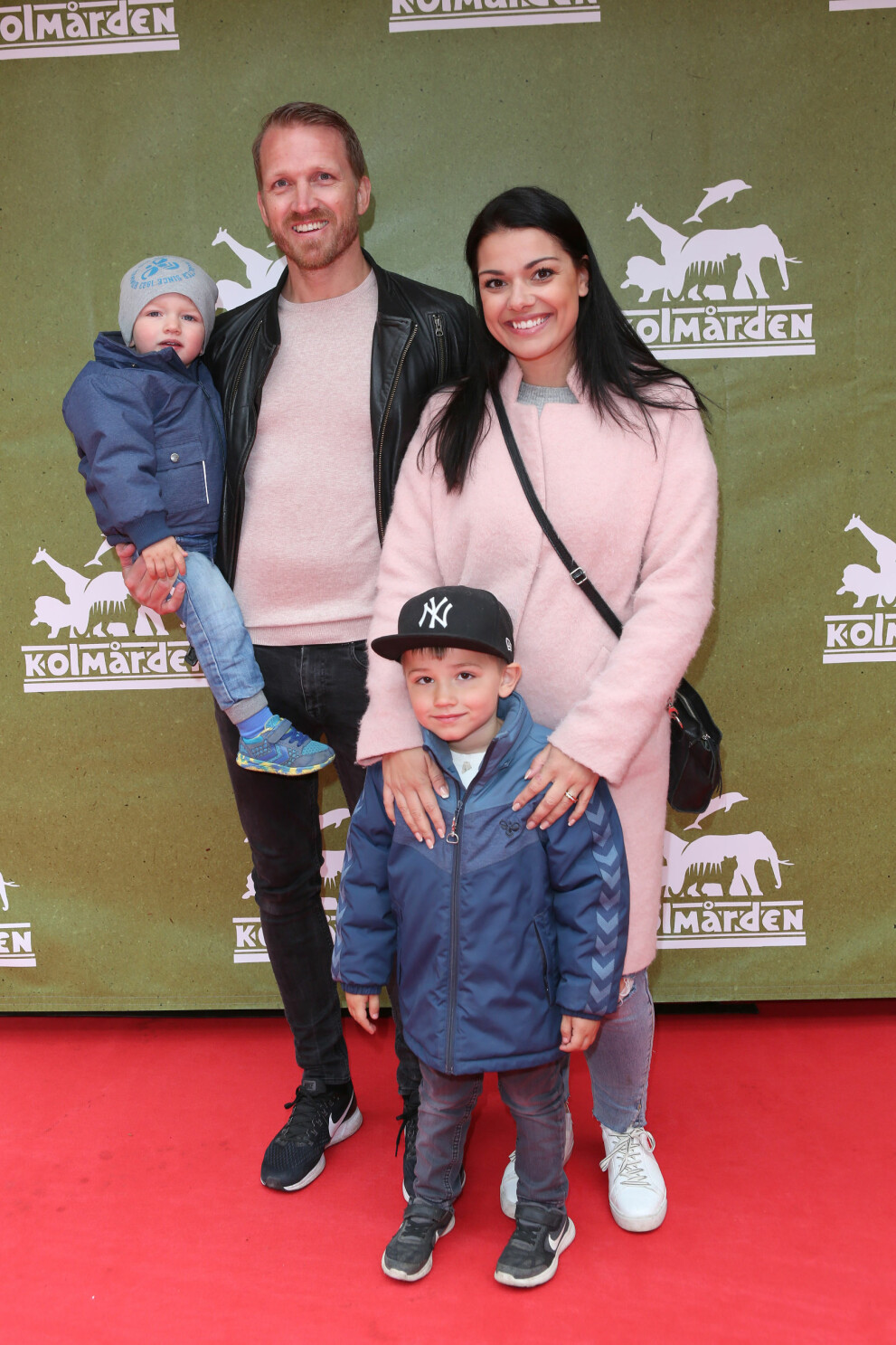 Carin och familjen innan de lämnade Sverige. Carin da Silva