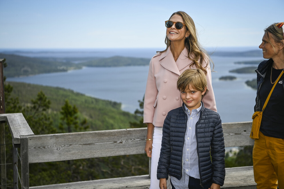 Prinsessan Madeleine med sonen prins Nicolas! Prinsessan