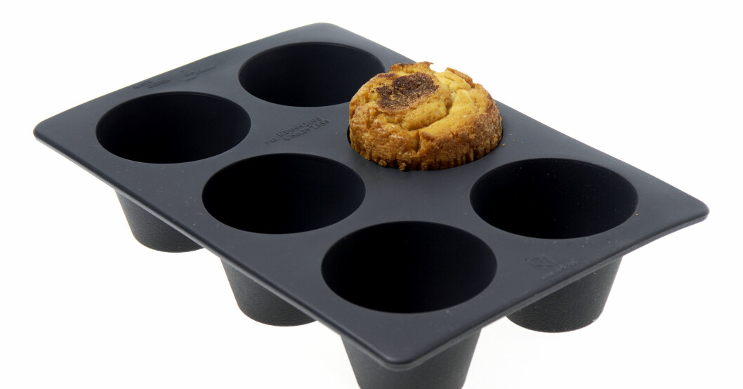 En bakform i silikon, exemplarisk för muffinsbak. Kanske med saffran- eller pepparkakssmak till jul? Formen på bilden är inte med i testet. En bakform i silikon, exemplarisk för muffinsbak. Kanske med saffran- eller pepparkakssmak till jul? Formen på bilden är inte med i testet.