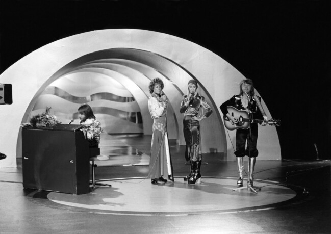 FOTO: Roger Tillberg/TT ABBA i Melodifestivalen 1974