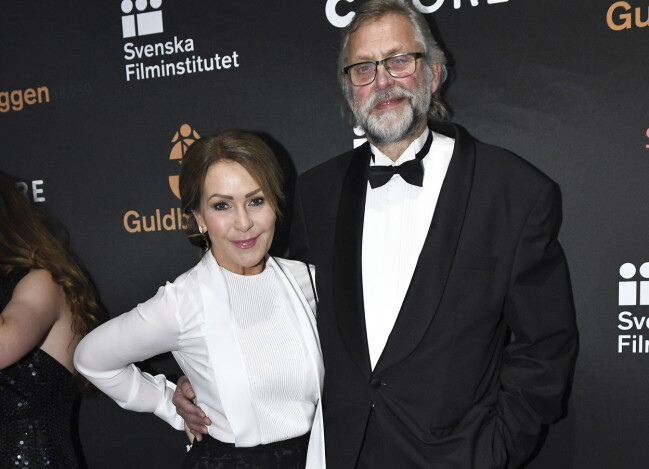 Anna Lindmarker tillsammans med maken Lars Weiss 2017 på Guldbaggegalan. Anna Lindmarker tillsammans med maken Lars Weiss 2017 på Guldbaggegalan.