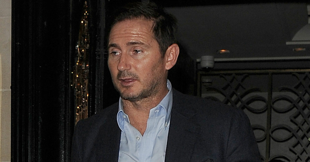 Förre fotbollsstjärnan Frank Lampard närvarade på bröllopet. Frank Lampard