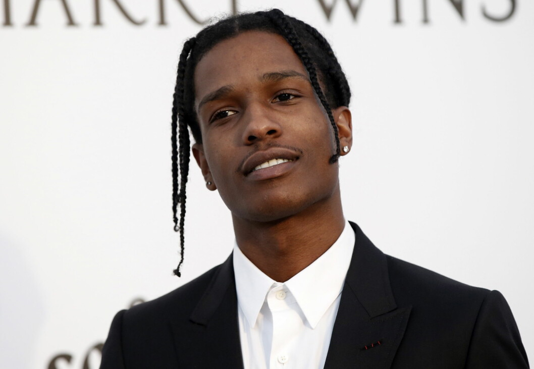 Amerikanska rappare A$AP Rocky på Hotel du Cap, Eden Roc i Antibes, Frankrike, 25 May 2017.