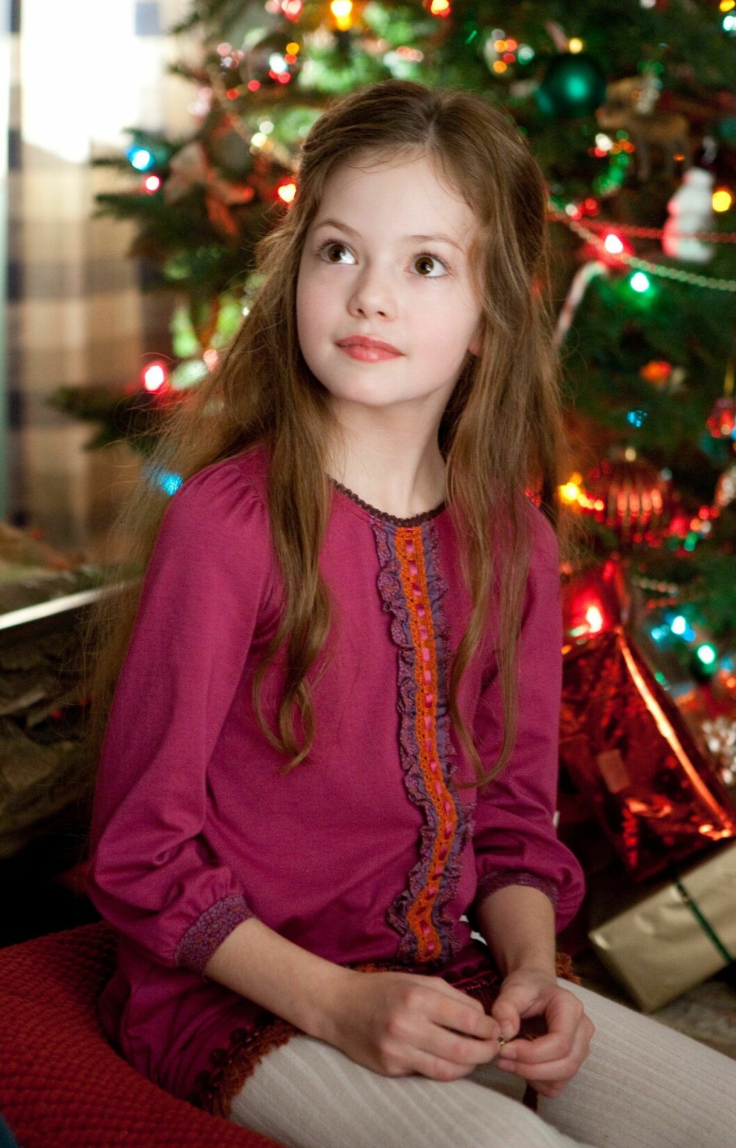 Mackenzie Foy var bara 11 år när hon spelade in Twilight-filmerna. Foto: TT Mackenzie Foy