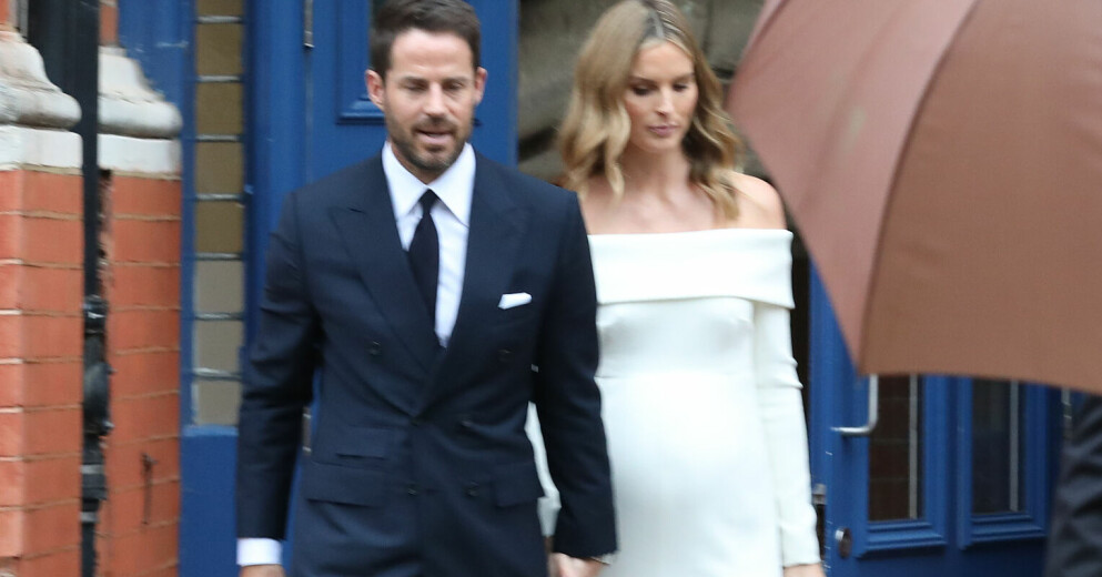Jamie Redknapp och Frida Andersson-Lourie gifte sig i måndags. Ceremonin var av storleken mindre. Jamie Redknapp och Frida Andersson-Lourie