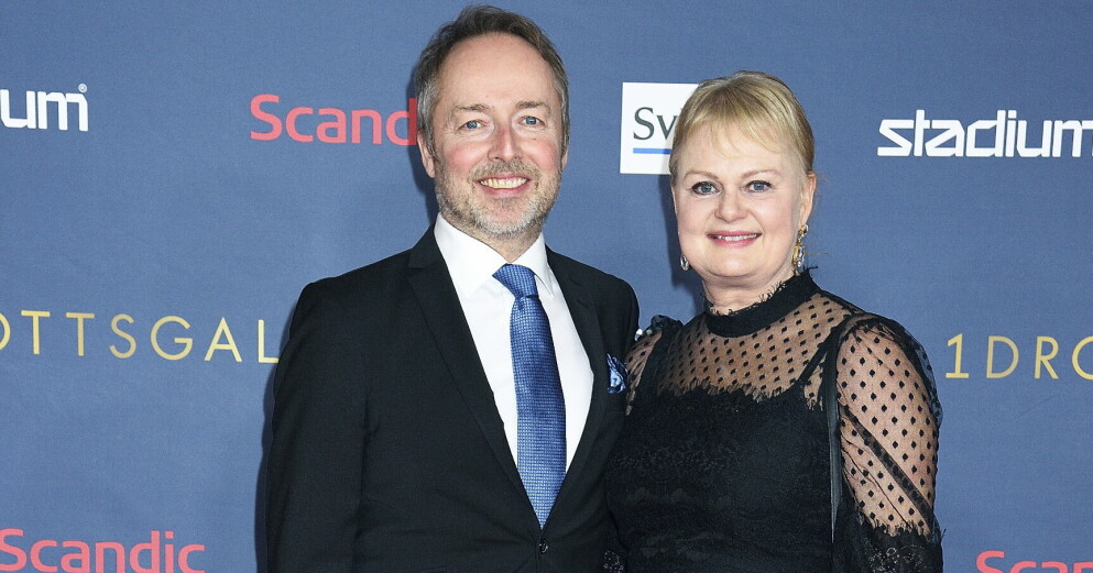 Särbon Kenneth Bergman var ett stort stöd när Anette Norberg drabbades av bröstcancer. De är ett par än i dag och här syns de tillsammans på Idrottsgalan 2022. Kenneth Bergman och Anette Norberg