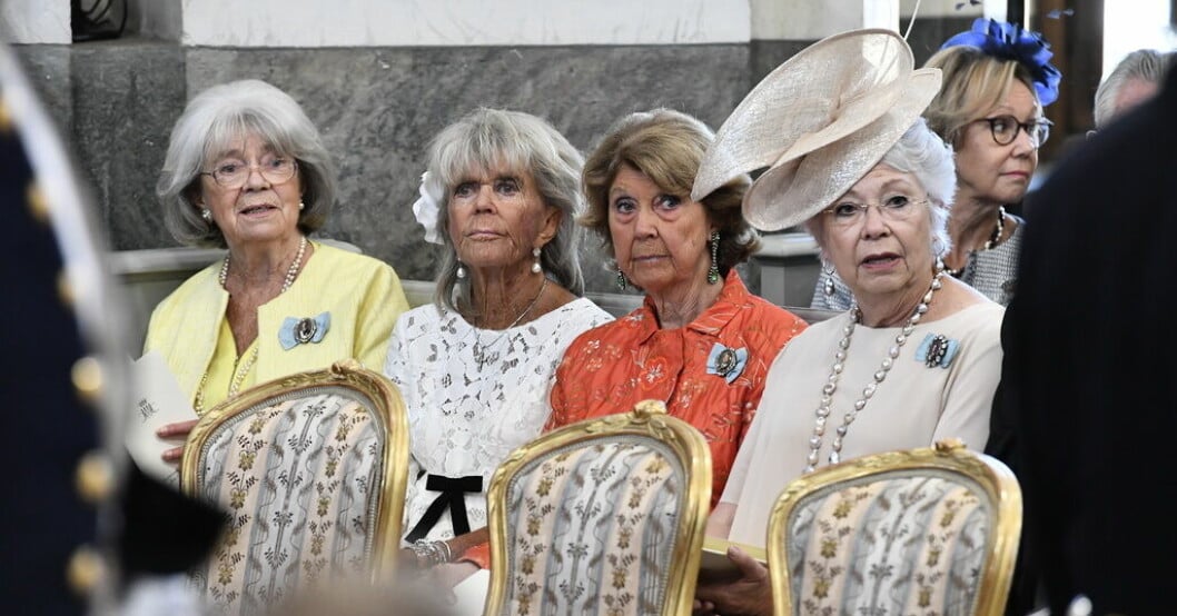 Prinsessan Margaretha, prinsessan Birgitta, prinsessan Désirée och prinsessan Christina är de fyra hagasessorna. Foto: TT Hagasessorna