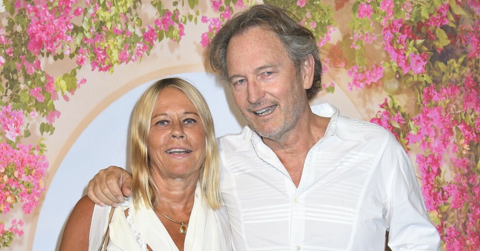 Kärleken sprudlar mellan paret. Tomas Ledin, Marie Ledin