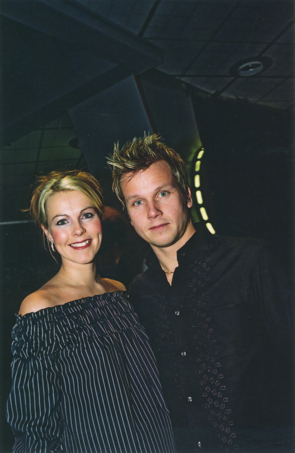 Lasseman och hustrun Therese Larsson år 2001. Lasseman och Therese Larsson