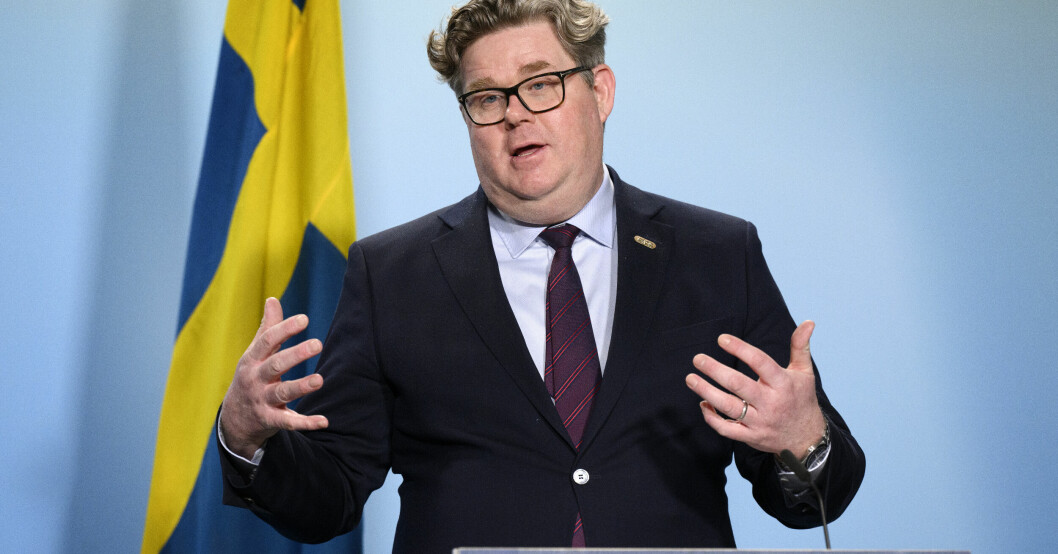 Sveriges justitieminister Gunnar Strömmer (M).