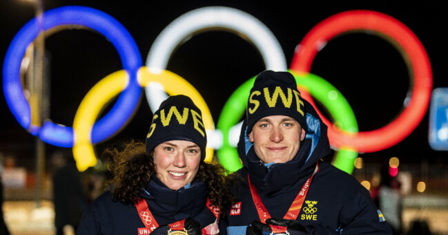 Hanna Öberg och Martin Ponsiluoma tog guld och silver under OS i Peking