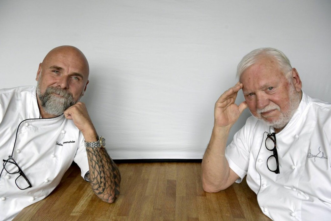 Sebastian och Leif Mannerström gav förra året ut boken Mannerströms berså. Sebastian Mannerström och Leif Mannerström.