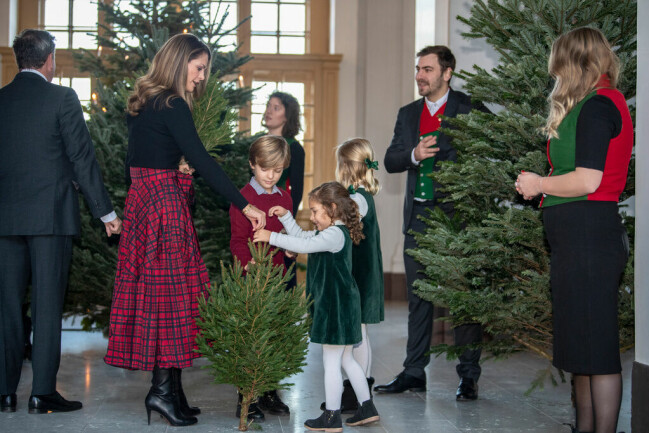 År 2021 busades det rejält av prinsessan Madeleines tre barn. Foto: TT Prinsessan Madeleine under granutdelningen 2021