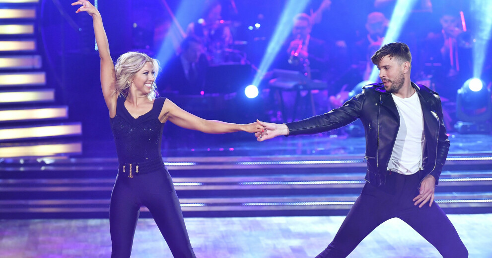 Sigrid och Robin dansade tillsammans i Let's dance Sigrid Bernson, Robin Bengtsson