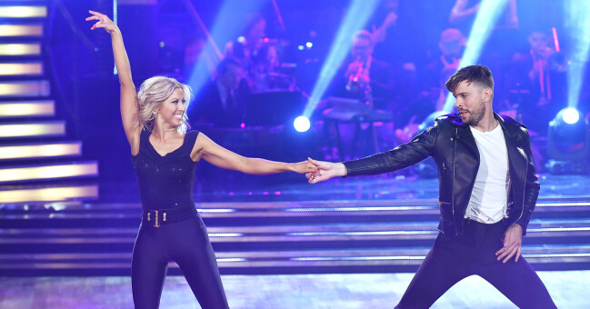 Robin Bengtsson, Sigrid Bernson i finalen i Let's Dance 2019. FOTO: Karin Törnblom/TT Robin Bengtsson, Sigrid Bernson i finalen i Let's Dance 2019.