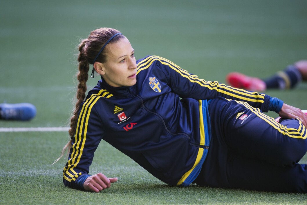 Charlotte Rohlin, 41, spelade i landslaget fram till och med 2015.