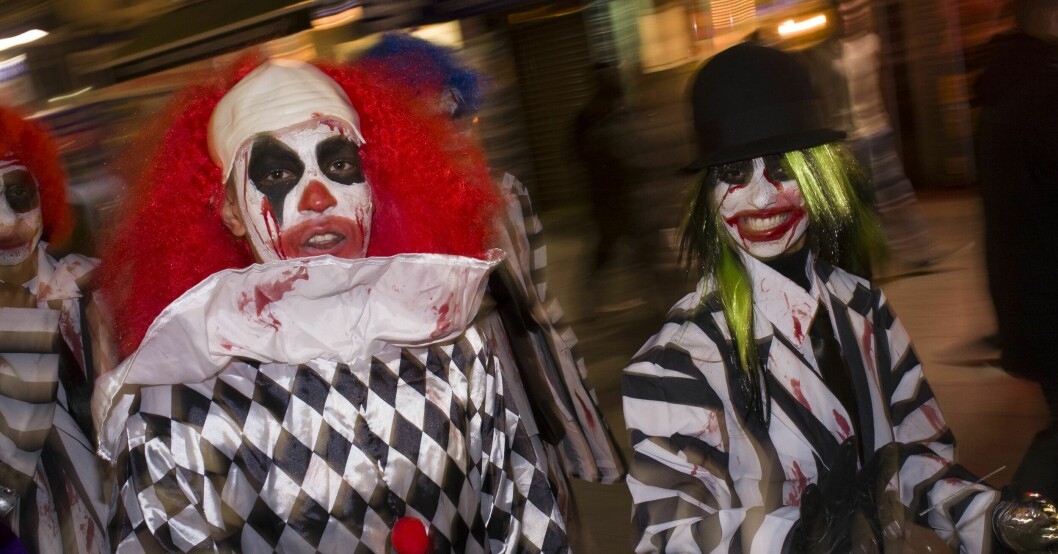 Killer clowns var vanligt året 2016.