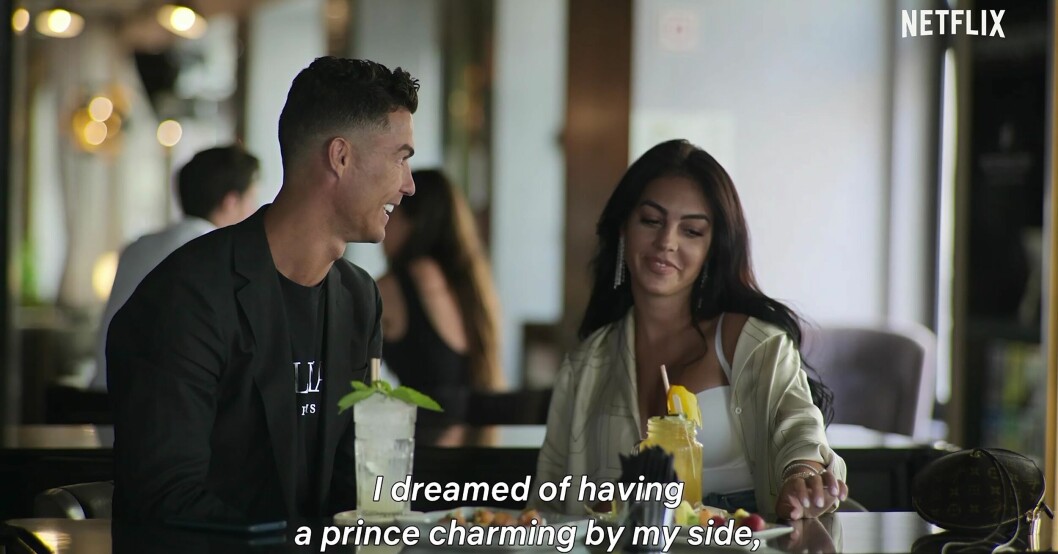 Cristiano Ronaldo och Georgina Rodriguez i Netflix-dokumentären ”'I Am Georgina”. Cristiano Ronaldo och Georgina Rodriguez