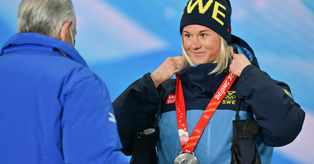 Maja Dahlqvist tilldelas OS-silvret i Peking i vintras.
