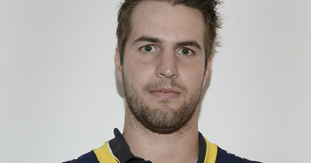 Kyle Beach spelade sju matcher i HV71 säsongen 2013-2014. Kyle Beach