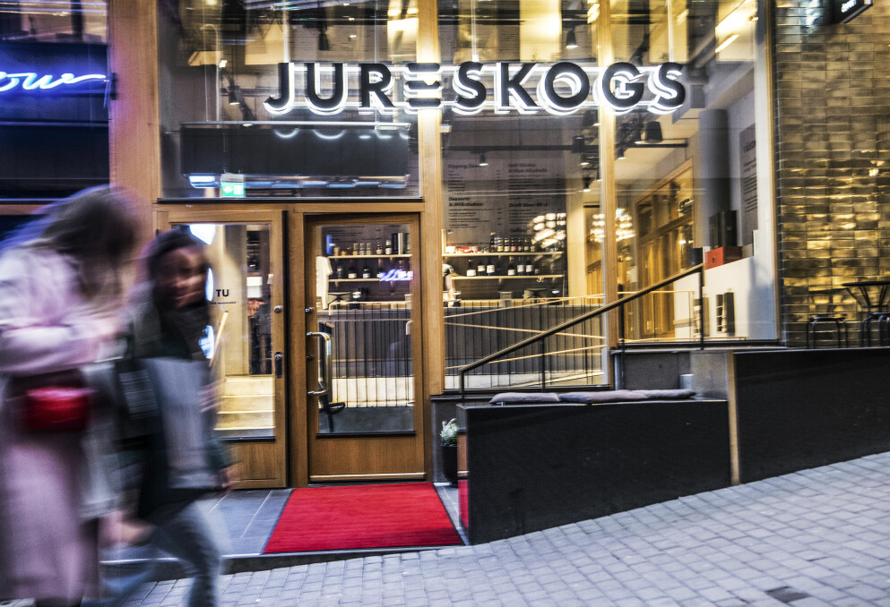 Restaurang Jureskogs på Jakobsbergsgatan i Stockholm. Jureskogs