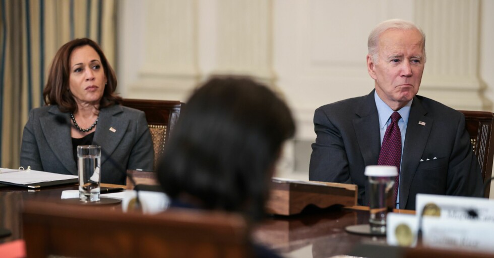 Kamala Harris och Joe Biden.