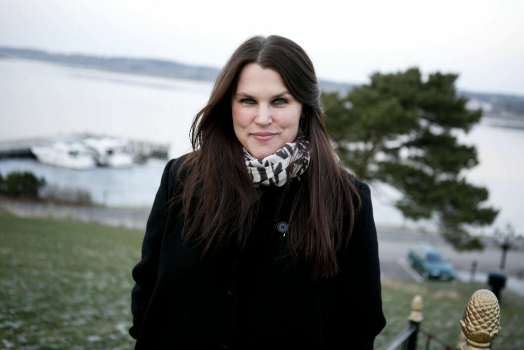 Följarna tycker att Mia Skäringer och svärdottern Elin är slående lika. Mia Skäringer