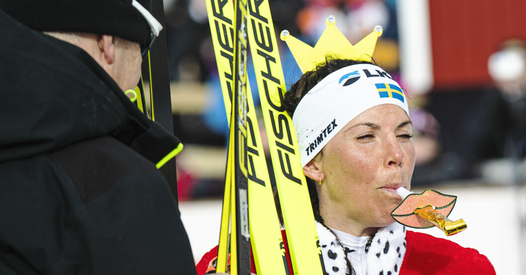 SM-veckan i Piteå blev Charlotte Kallas sista destination som elitåkare. Efter succén firade hon som om det inte fanns någon morgondag. Charlotte Kalla
