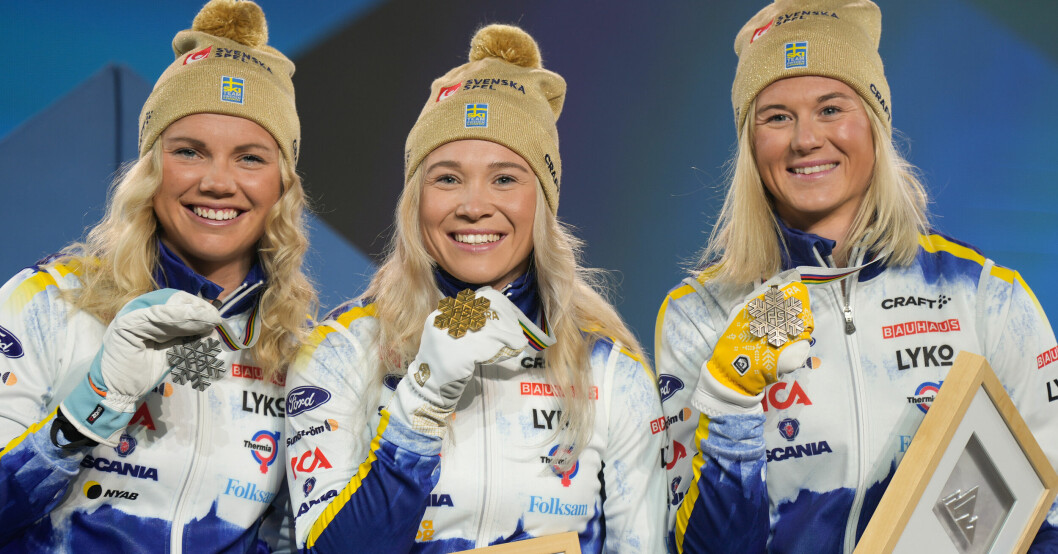 Emma Ribom, Jonna Sundling och Maja Dahlqvist.