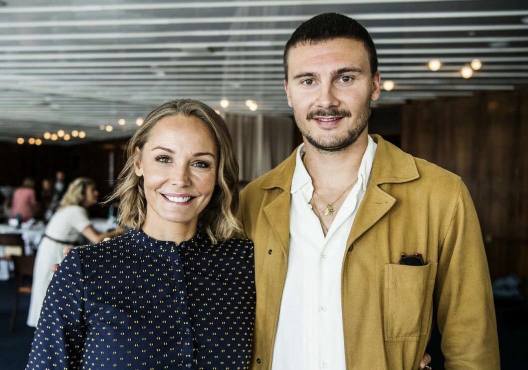 Carina Berg och maken Erik fick sonen Otto i december förra året. Carina Berg och maken Erik fick sonen Otto i december förra året.
