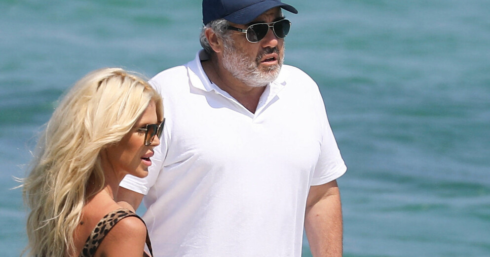 Victoria Silvstedt och pojkvännen Maurice.