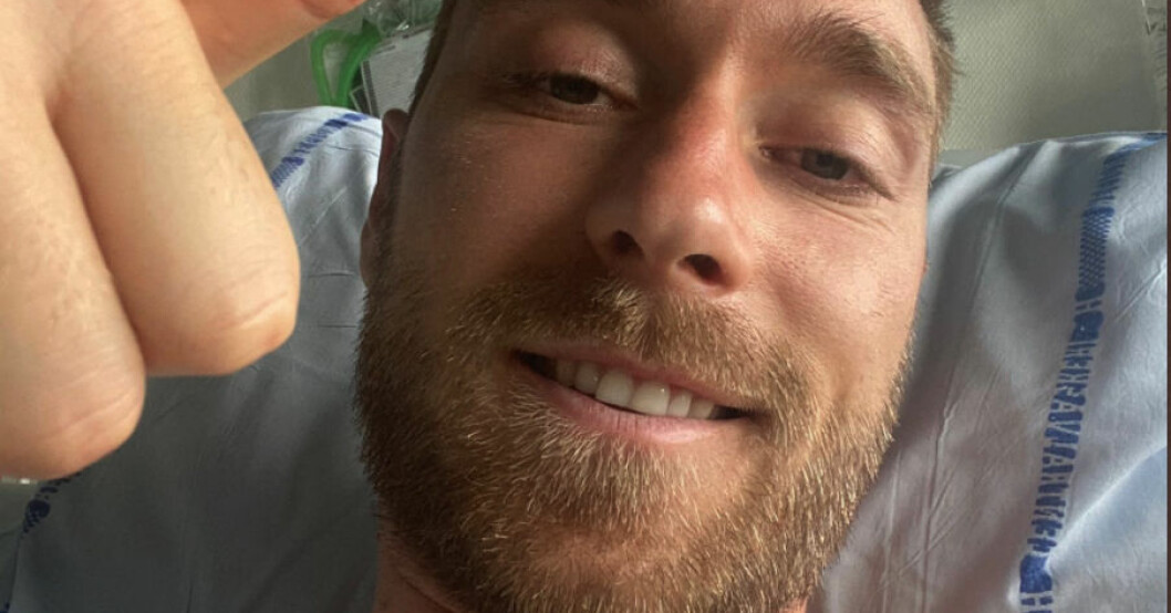 Christian Eriksen har opererats och mår efter omständigheterna bra. Christian Eriksen