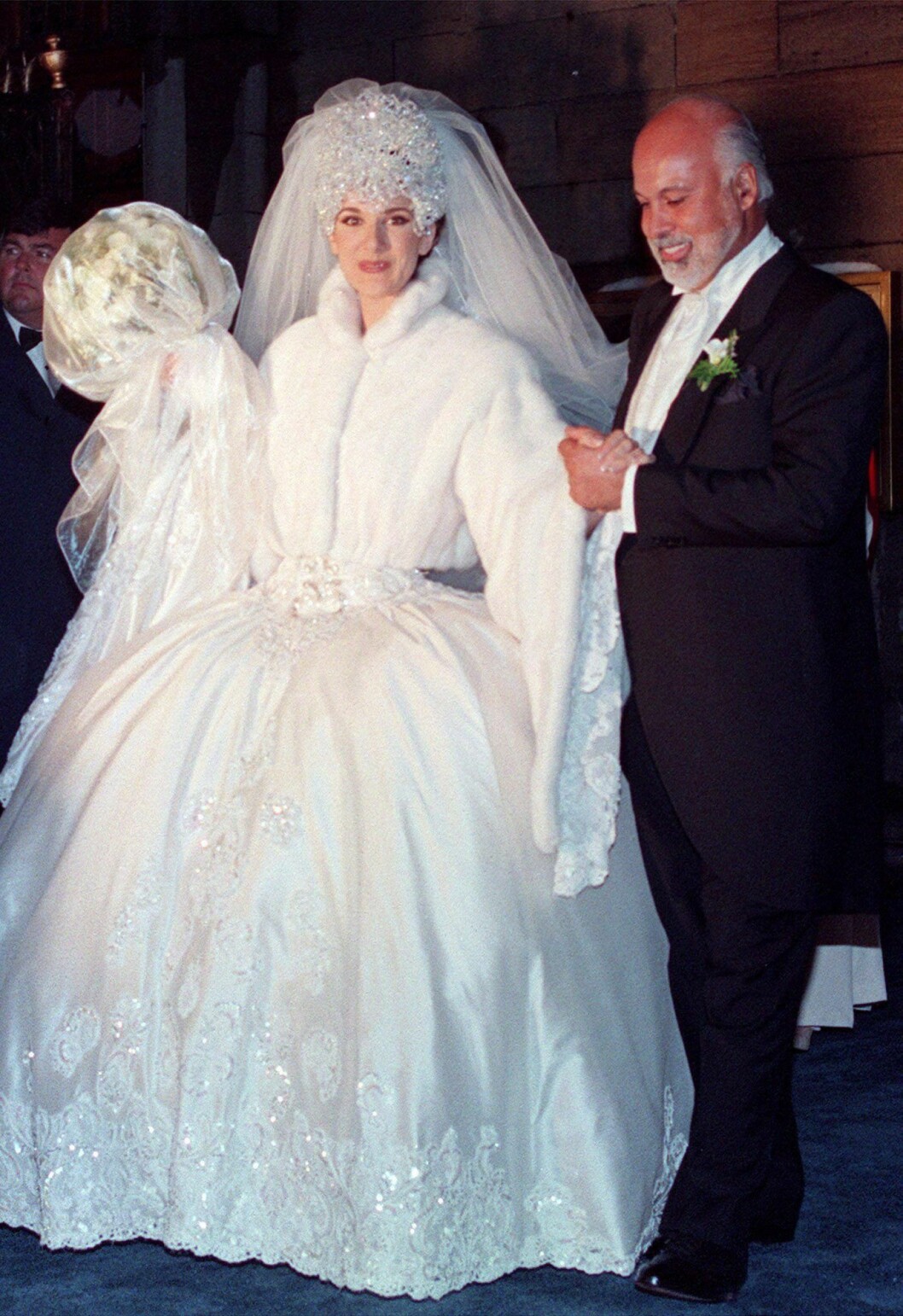 Céline Dion och Rene Angelil gifte sig i Montreal 1994. Célin Dion bröllop