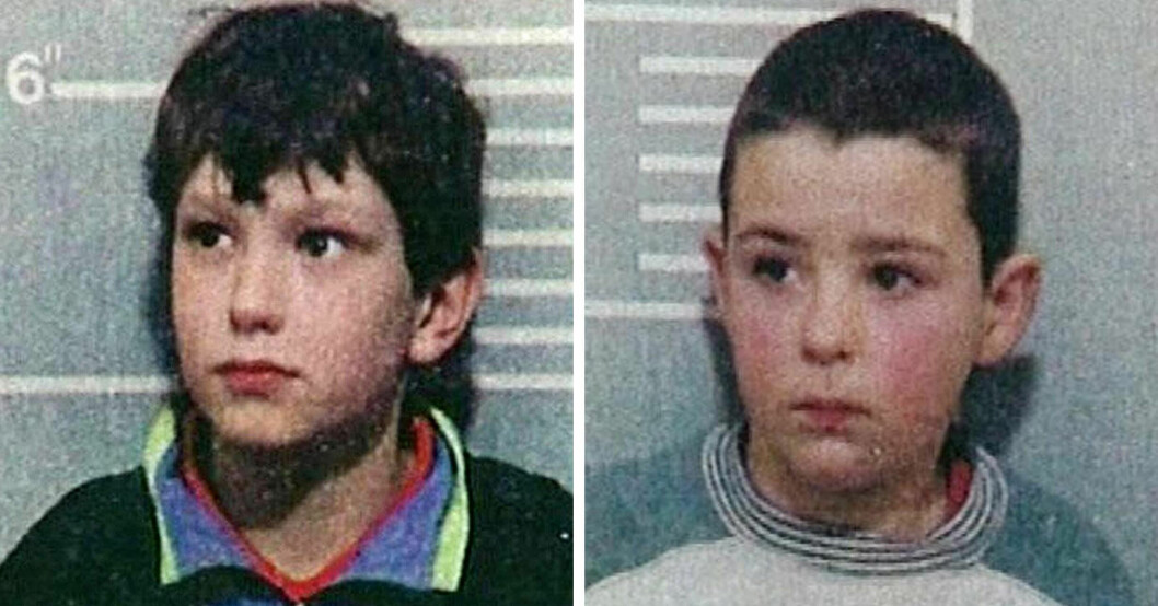 Pojkarna dömdes till åtta års i fängelse och frigavs 2001. Bilder från när pojkarna greps av polisen.