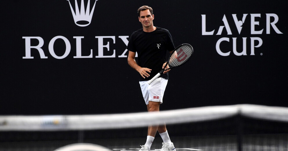 Roger Federer kommer att genomföra sin sista match under helgen 23-25 september. Federer på tennisplanen.