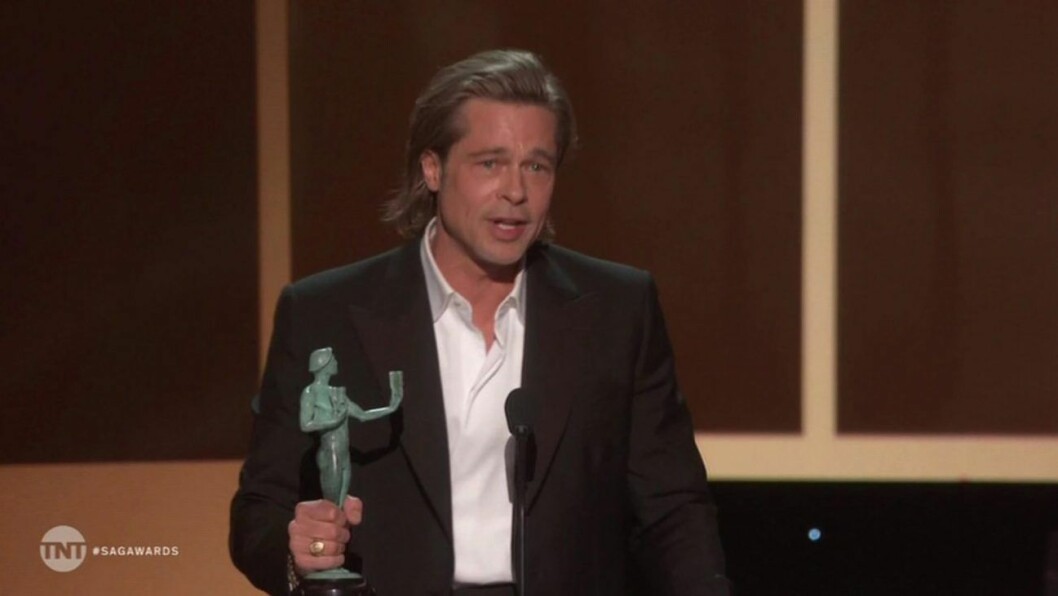 Brad Pitts tal under SAG-galan blev mycket uppmärksammat. Brad Pitts tal under SAG-galan blev mycket uppmärksammat.