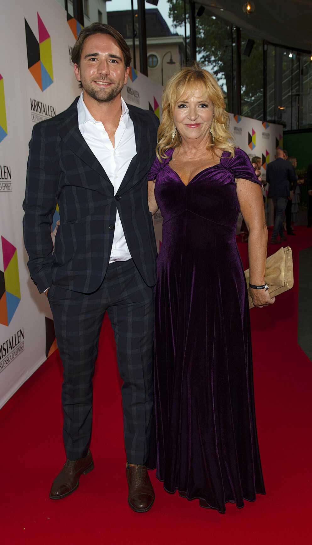 Sebastian och Malou på Kristallen 2018. Sebastian och Malou på Kristallen.