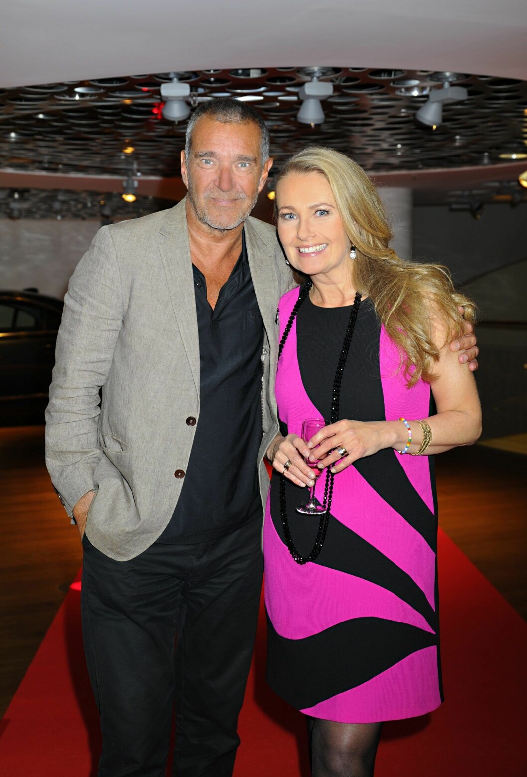 Kjell Bergqvist och Yvonne Ryding har i dag en bra relation. Kjell Bergqvist tillsammans med Yvonne Ryding.