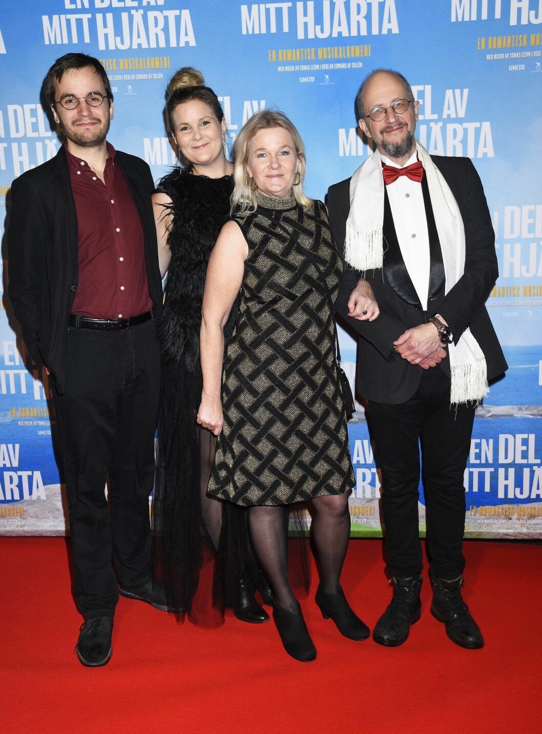 Sissela Kyle och Per Naroskin med Hjalmar och Martina 2019. Foto: Karin Törnblom/TT Sissela Kyle och Per Naroskin med Hjalmar och Martina
