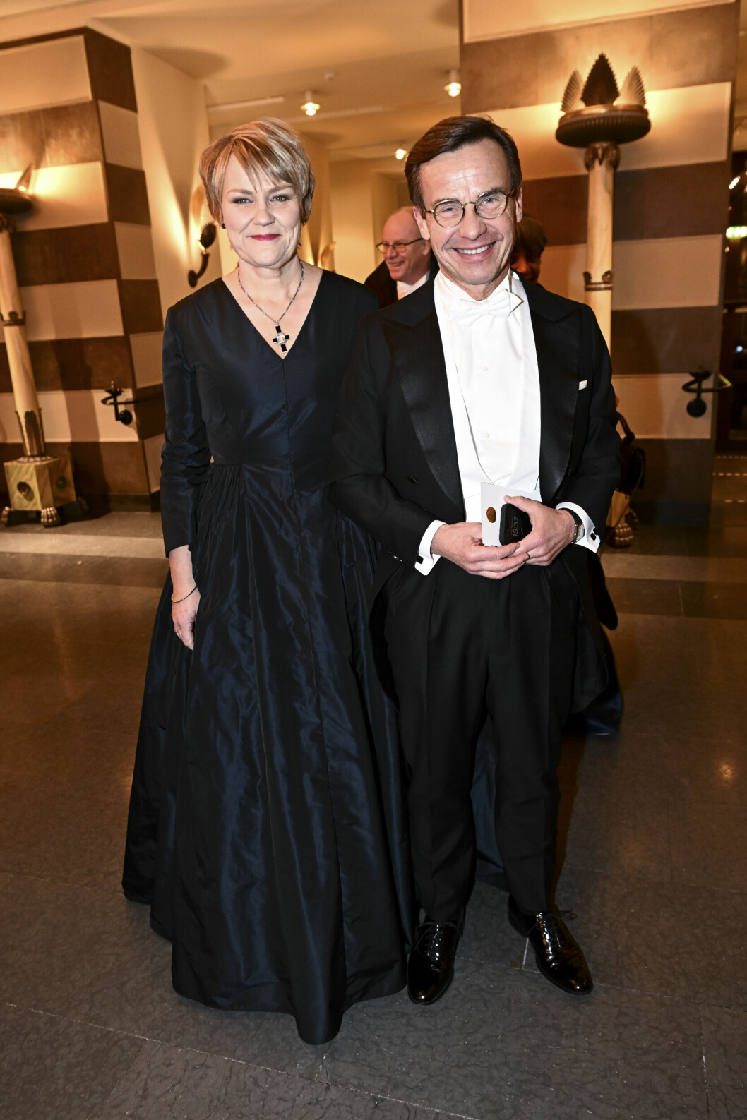 Statsministerparet från 2022 års nobelfest.