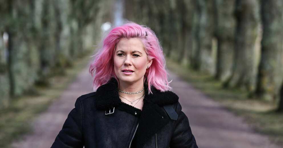 Melinda Jacobs, 37, är E-types nya flickvän. Melinda Jacobs