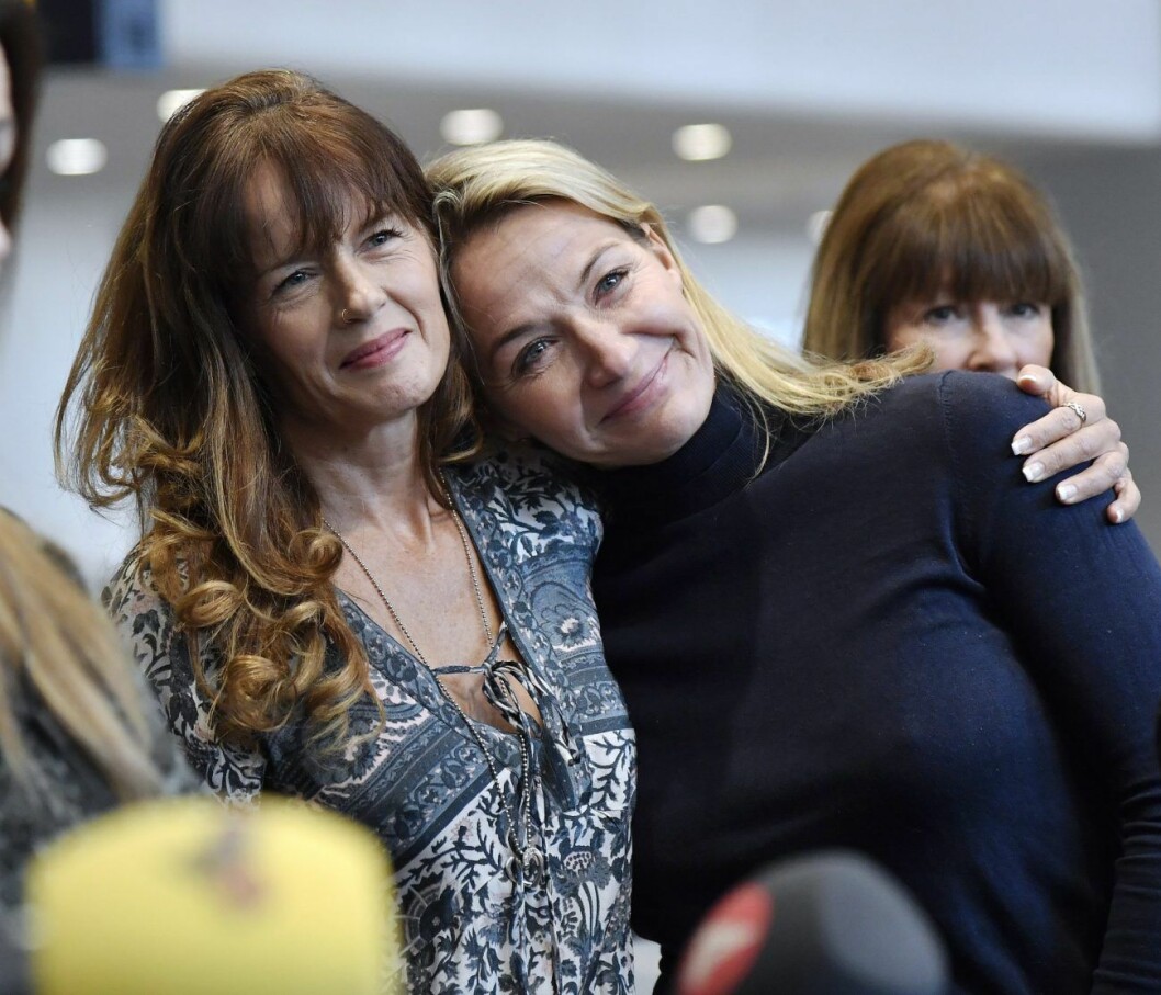 Malin Berghagen och Kristin Kaspersen. Malin Berghagen och Kristin Kaspersen