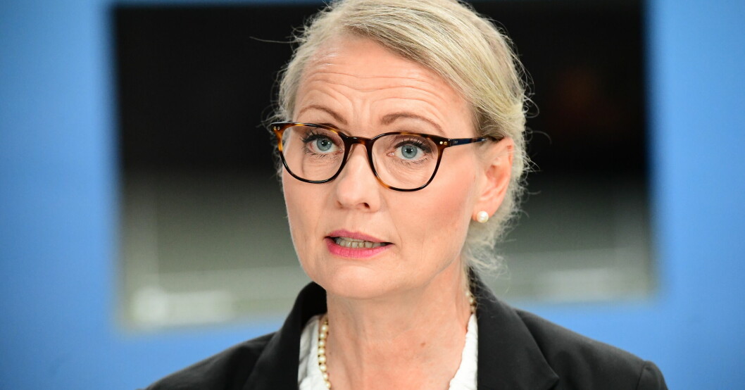 Folkhälsomyndighetens generaldirektör Karin Tegmark Wisell.