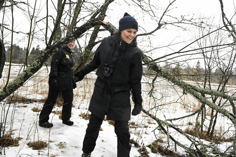 Kronprinsessan Victoria besöker Färnebofjärdens nationalpark i Gävleborgs län. Kronprinsessan Victoria