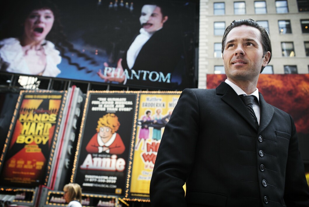 Peter Jöback debuterar på Broadway i Fantomen på operan