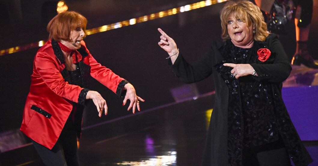 Eva och Ewa ställde upp med Rena rama ding dong 2021.