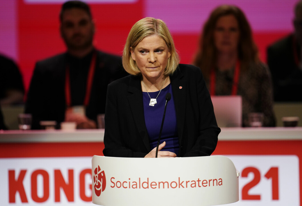 Magdalena Andersson valdes till partiledare under kongressen i Göteborg – nu anklagas ministern Tomas Eneroth för att ha tafsat en kvinna på rumpan, under samma partimöte. Magdalena Andersson valdes till partiledare under kongressen i Göteborg – nu anklagas ministern Tomas Eneroth för att ha tafsat en kvinna på rumpan, under samma partimöte.