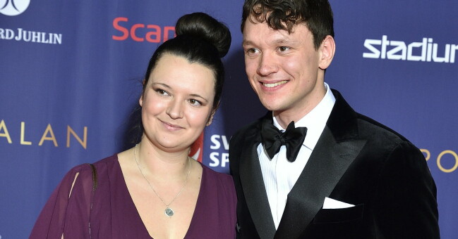 Nils van der Poel med sin syster Hanna på Idrottsgalan 2023. Hanna och Nils van der Poel.