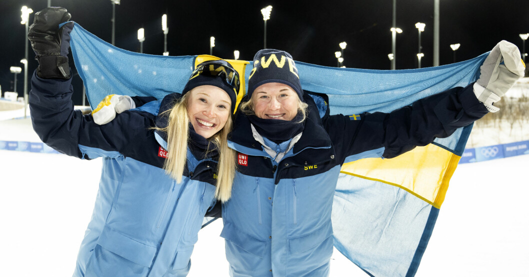 Jonna Sundling och Maja Dahlqvist tog guld respektive silver i damernas sprint i OS. Jonna Sundling och Maja Dahlqvist