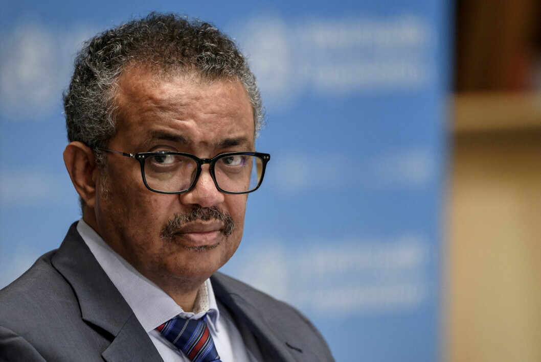 WHO:s chef Tedros Adhanom Ghebreyesus.